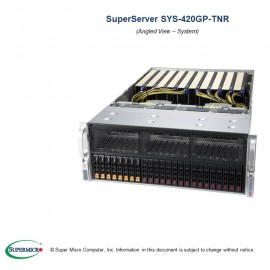 Supermicro GPU SuperServer SYS-420GP-TNR pod kątem