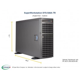 Supermicro UP Workstation SYS-540A-TR pod kątem