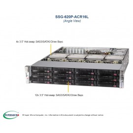 Supermicro Storage SuperServer SSG-620P-ACR16L pod kątem