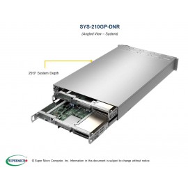 Supermicro GPU SuperServer SYS-210GP-DNR pod kątem