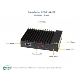 Supermicro SuperServer SYS-E100-12T-E pod kątem
