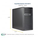 Supermicro UP Workstation SYS-530T-I pod kątem