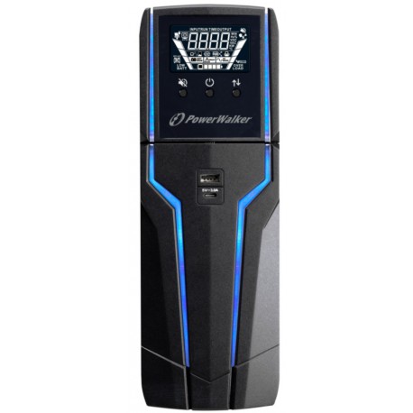UPS DLA GRACZY POWERWALKER VI 1000 GXB FR LINE-INTERACTIVE 1000VA 4X 230V PL LCD 2X ŁADOWARKA RGB