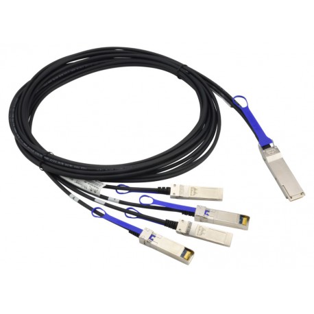 Kabel 40G QSFP+ to 4 x 10G SFP+ pasywny 3M Supermicro CBL-NTWK-0720