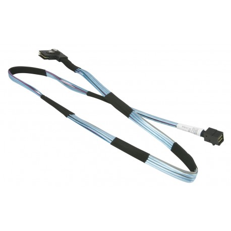 Kabel MiniSAS wtyczka prostokątna na MiniSAS HD 85cm Supermicro CBL-SAST-0701