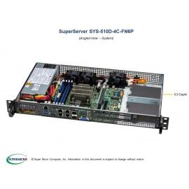 Supermicro IoT SuperServer SYS-510D-8C-FN6P pod kątem