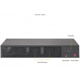 Supermicro IoT SuperServer SYS-E300-12D-8CN6P przód