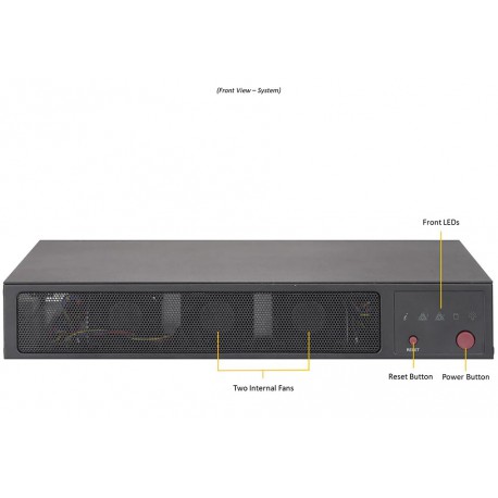 Supermicro IoT SuperServer SYS-E300-12D-8CN6P przód