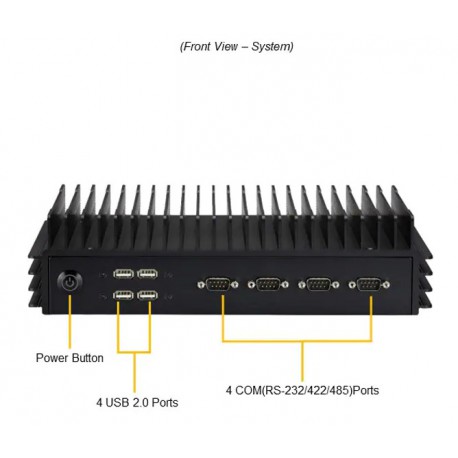 Supermicro IoT SuperServer SYS-E302-12E przód