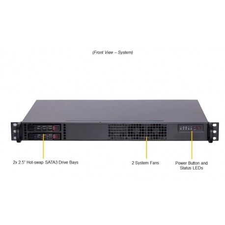 Supermicro IoT SuperServer SYS-111AD-HN2 przód