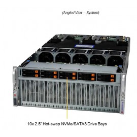 Supermicro GPU SuperServer SYS-420GU-TNXR pod kątem