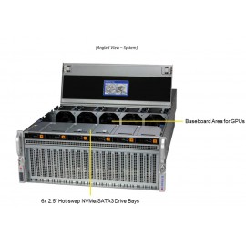 Supermicro GPU SuperServer SYS-421GU-TNXR pod kątem
