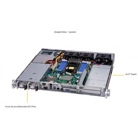 Supermicro IoT SuperServer SYS-111E-FDWTR pod kątem