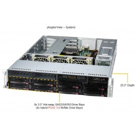 Supermicro UP SuperServer SYS-521E-WR pod kątem