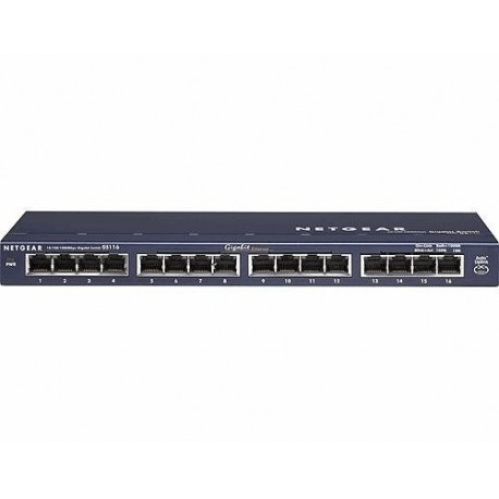 Netgear GS116 – 16-portowy przełącznik Gigabit 10/100/1000
