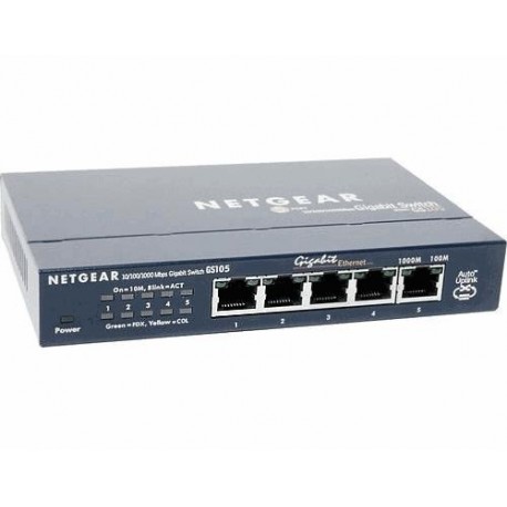 Netgear 5Port Switch 10/100/1000 GS 105GE – 5-portowy przełącznik gigabitowy