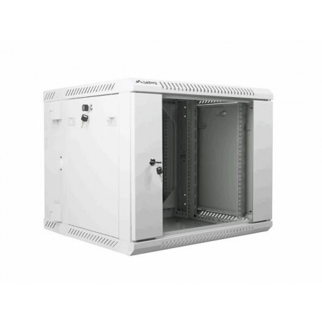 SZAFA RACK WISZĄCA DWUSEKCYJNA 19" 9U 600x600 SZARA LANBERG