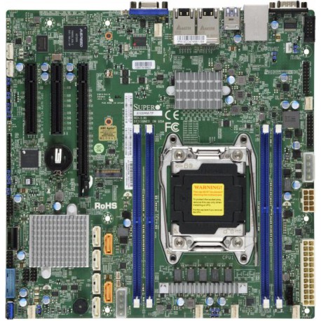 Supermicro MBD-X10SRM-TF Motherboard | LGA2011, Xeon E5-2600 v3/v4, Dual 10GbE, microATX