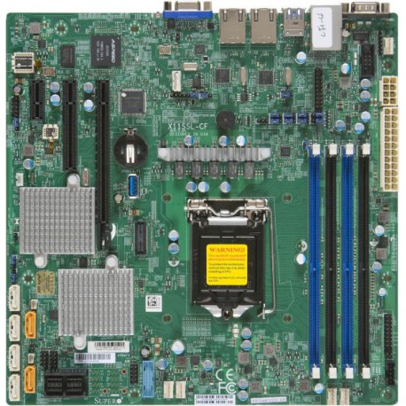 Supermicro MBD-X11SSL-CF Motherboard LGA1151, Xeon E3 v5/v6, microATX