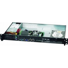 Supermicro CSE-505-203B Mini-1U Chassis, 200W 80 Plus Gold, 2×3.5" Bays