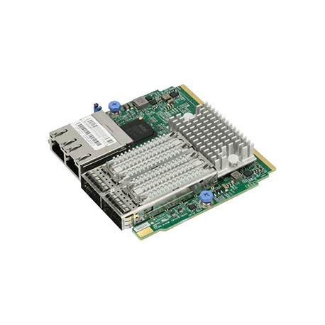 Supermicro AOC-MHIBF-M2Q2G – moduł SIOM 2xQSFP 56Gb/s + 2xRJ-45 1Gb/s