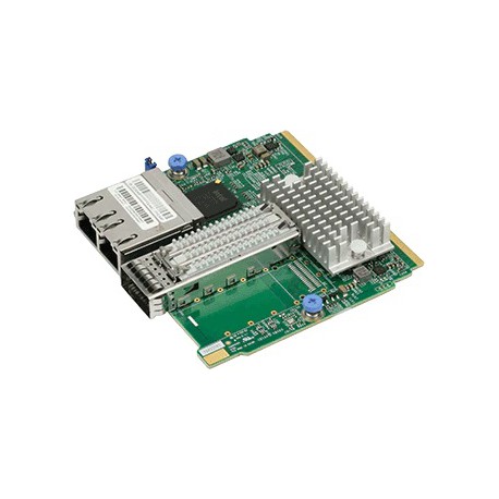 Supermicro AOC-MHIBF-M1Q2GM QSFP 56 Gb/s + 2x RJ-45 1 Gb/s SIOM 1U